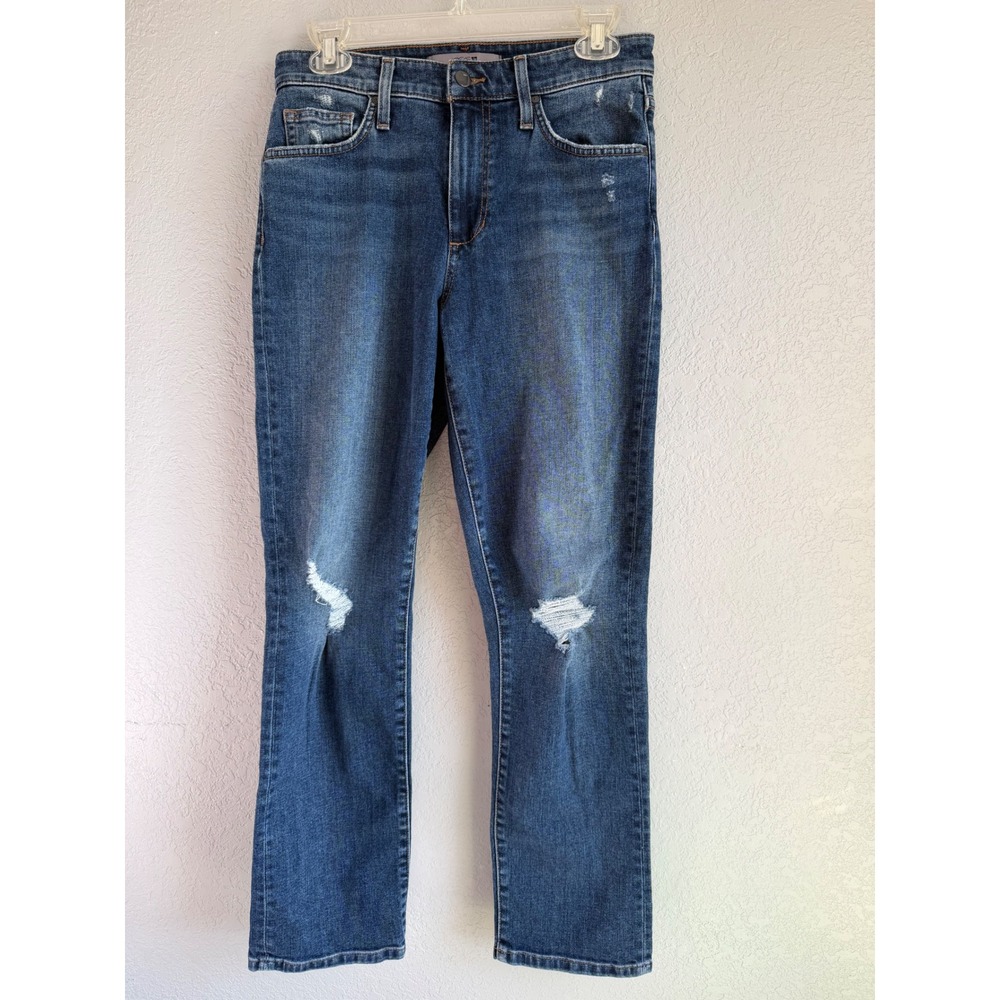 Joes Jeans Inglewood Distressed Straight Leg Blue Denim W26 TMXIGW5860